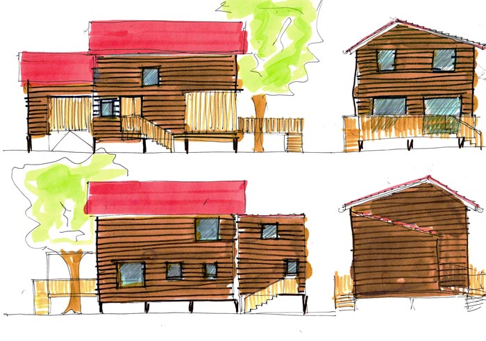 Safia BENAYAD-CHERIF architecture_Issoire_croquis